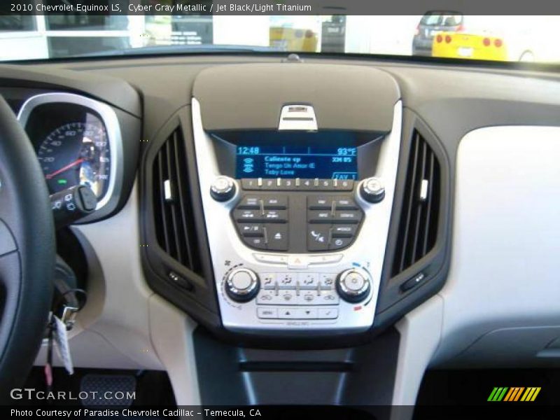 Cyber Gray Metallic / Jet Black/Light Titanium 2010 Chevrolet Equinox LS
