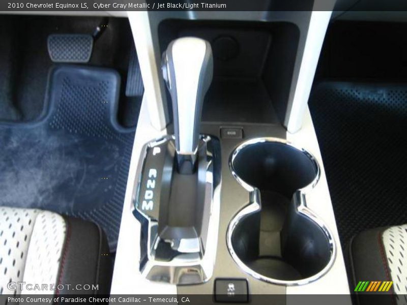 Cyber Gray Metallic / Jet Black/Light Titanium 2010 Chevrolet Equinox LS