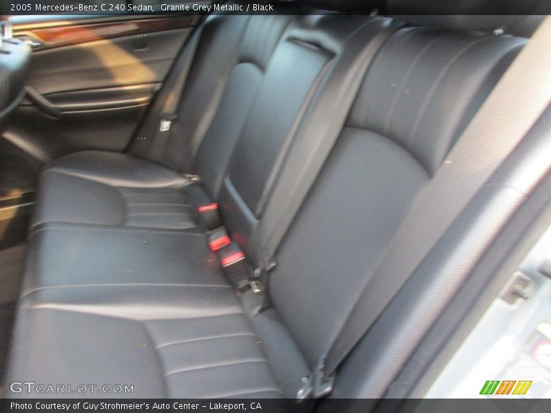 Granite Grey Metallic / Black 2005 Mercedes-Benz C 240 Sedan