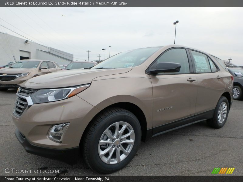 Sandy Ridge Metallic / Medium Ash Gray 2019 Chevrolet Equinox LS