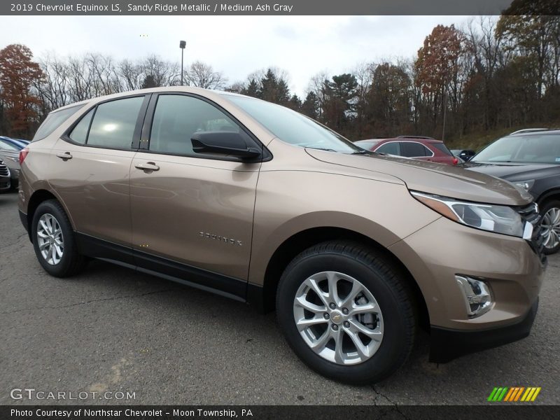 Sandy Ridge Metallic / Medium Ash Gray 2019 Chevrolet Equinox LS