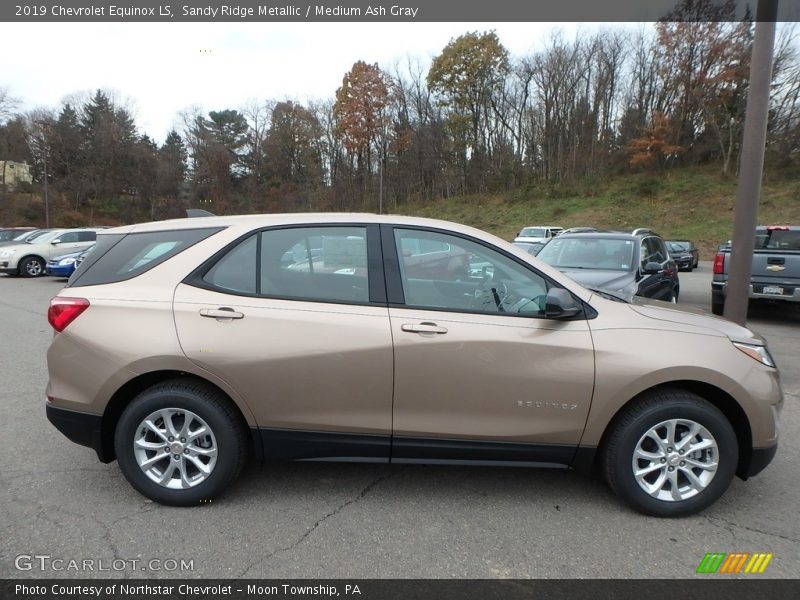 Sandy Ridge Metallic / Medium Ash Gray 2019 Chevrolet Equinox LS