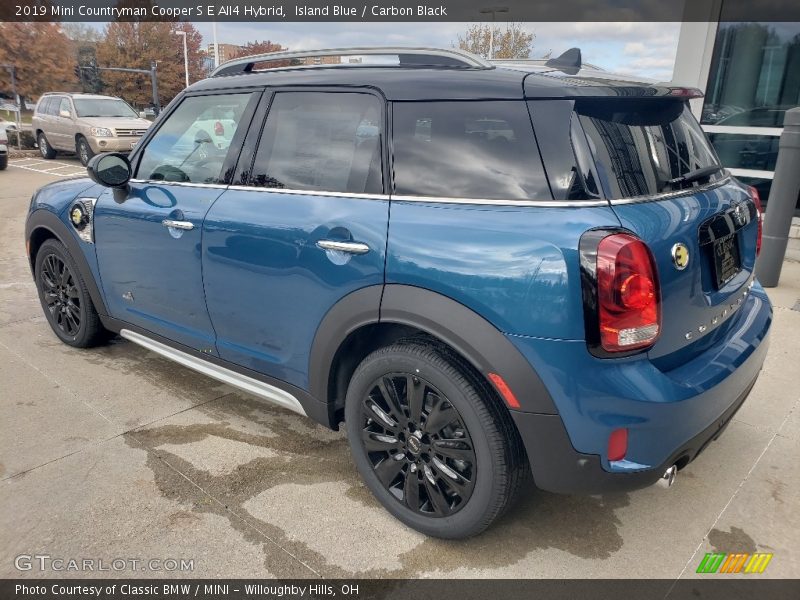 Island Blue / Carbon Black 2019 Mini Countryman Cooper S E All4 Hybrid