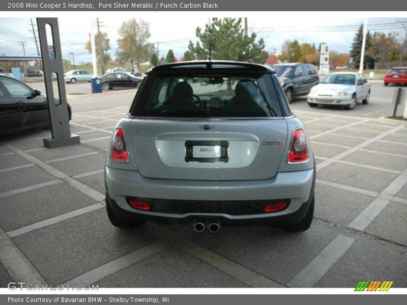 Pure Silver Metallic / Punch Carbon Black 2008 Mini Cooper S Hardtop