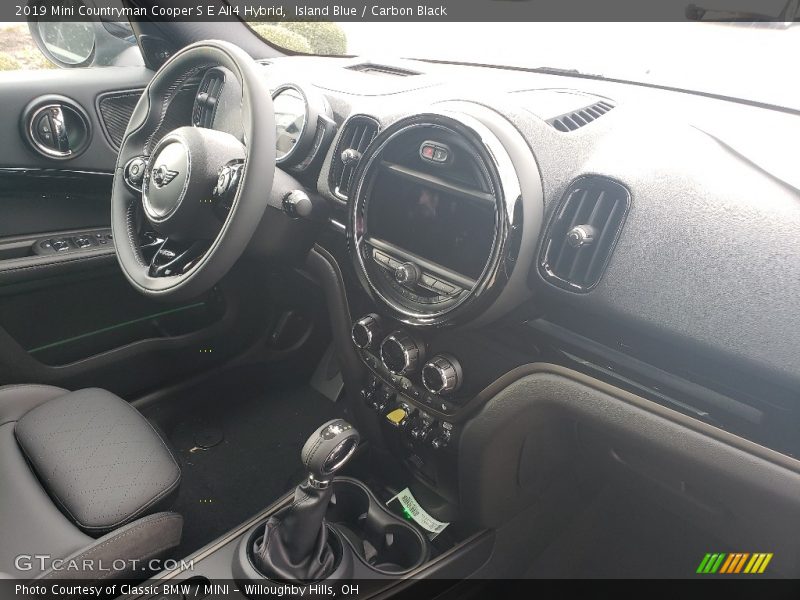 Island Blue / Carbon Black 2019 Mini Countryman Cooper S E All4 Hybrid