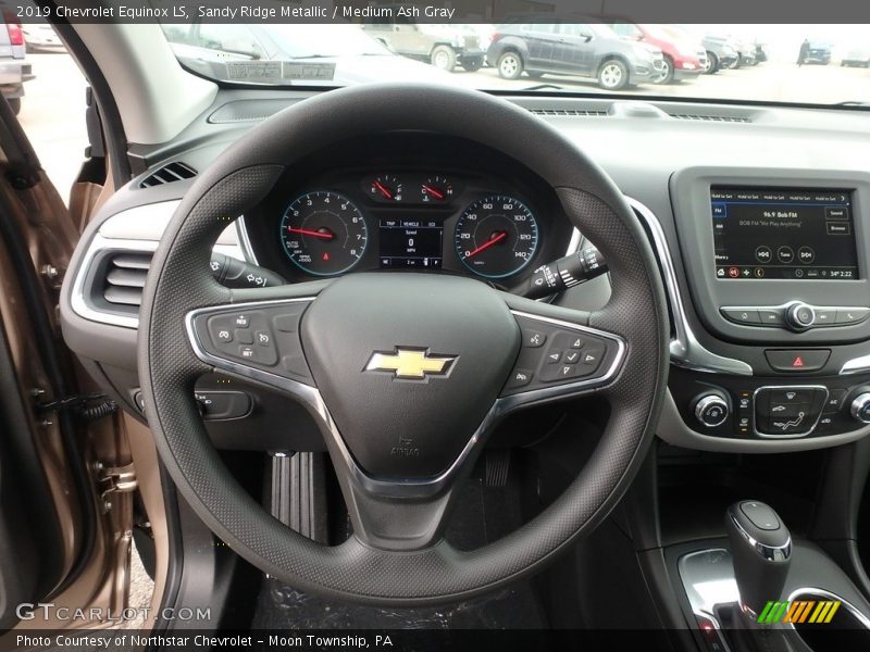 Sandy Ridge Metallic / Medium Ash Gray 2019 Chevrolet Equinox LS