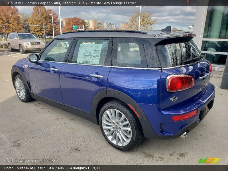 Starlight Blue / Satellite Grey Lounge Leather 2019 Mini Clubman Cooper S All4