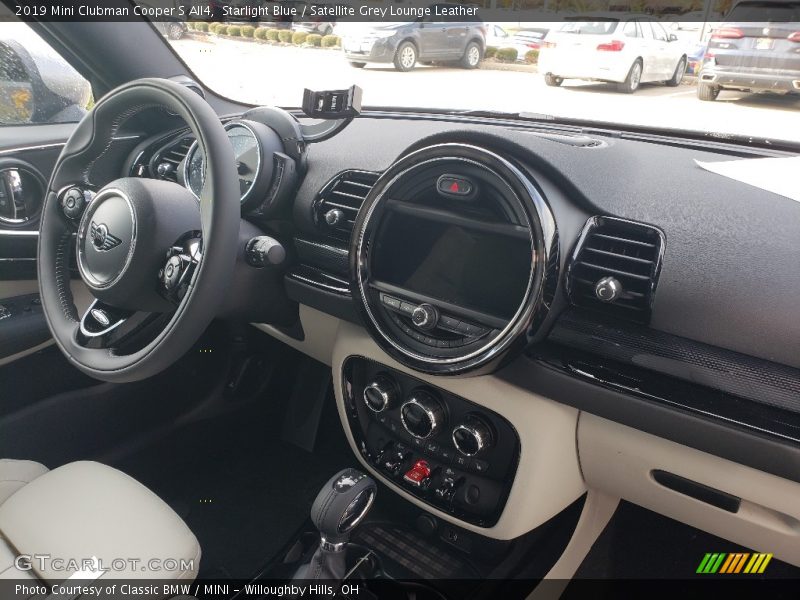 Starlight Blue / Satellite Grey Lounge Leather 2019 Mini Clubman Cooper S All4