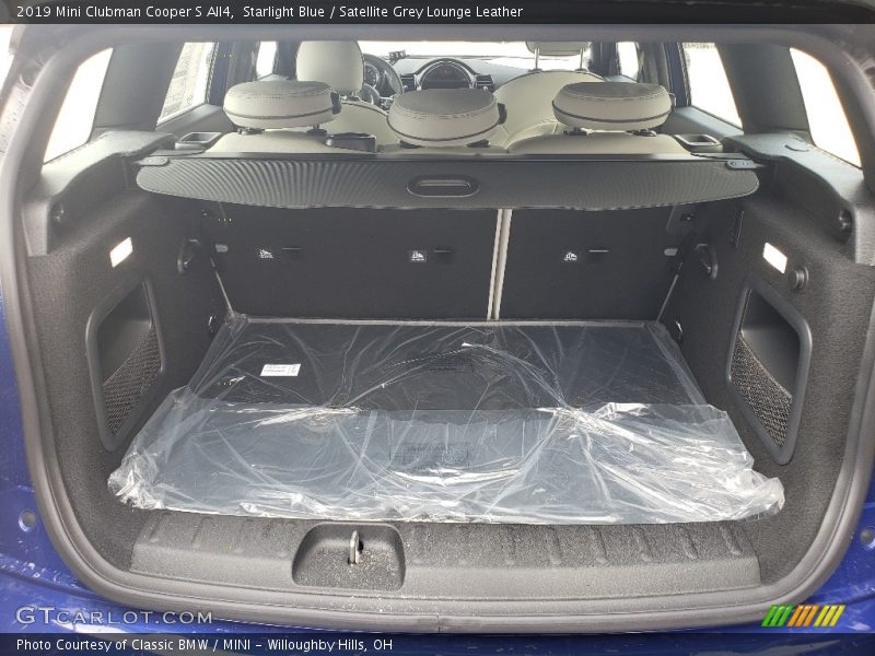 Starlight Blue / Satellite Grey Lounge Leather 2019 Mini Clubman Cooper S All4