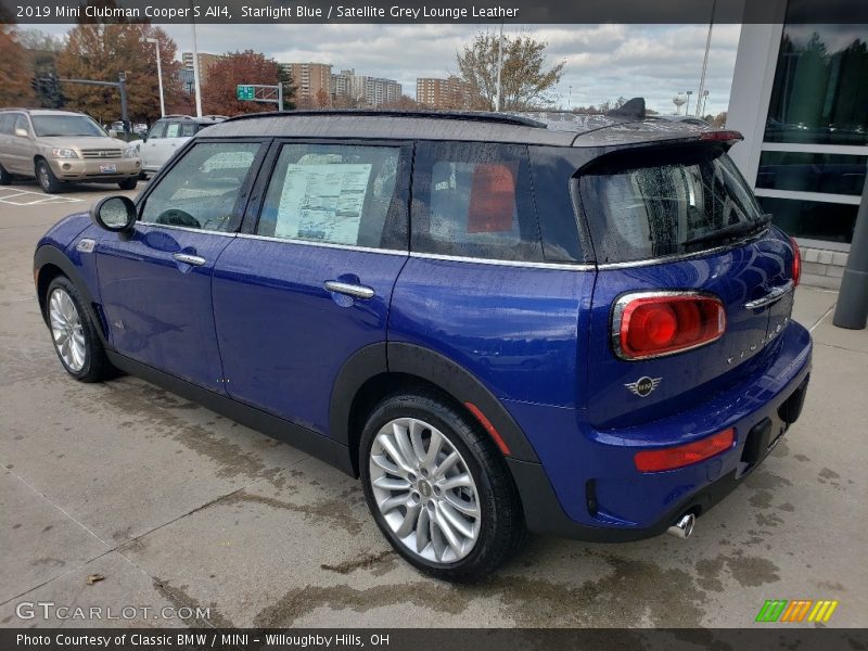 Starlight Blue / Satellite Grey Lounge Leather 2019 Mini Clubman Cooper S All4