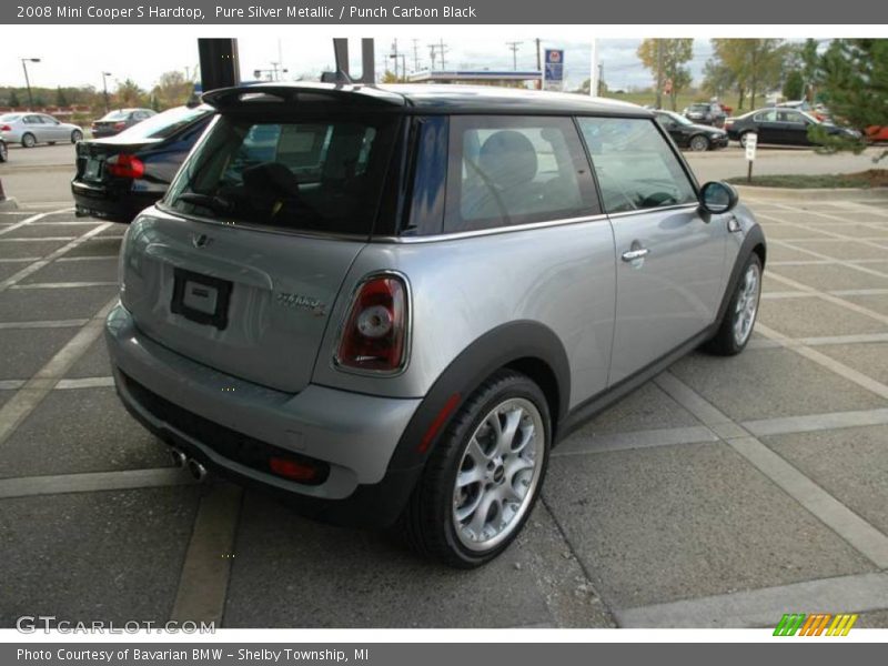 Pure Silver Metallic / Punch Carbon Black 2008 Mini Cooper S Hardtop