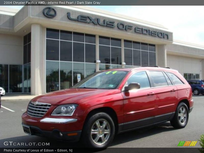 Inferno Red Pearl / Dark Slate Gray 2004 Chrysler Pacifica AWD