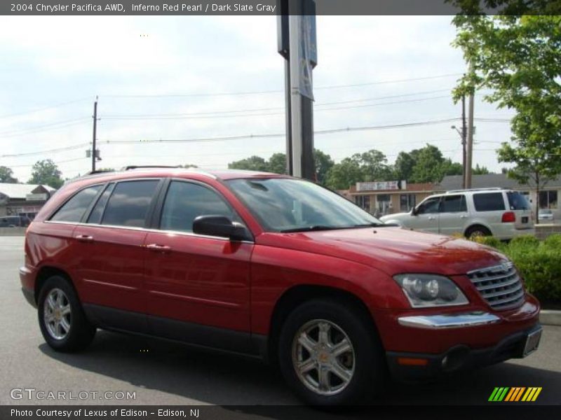Inferno Red Pearl / Dark Slate Gray 2004 Chrysler Pacifica AWD