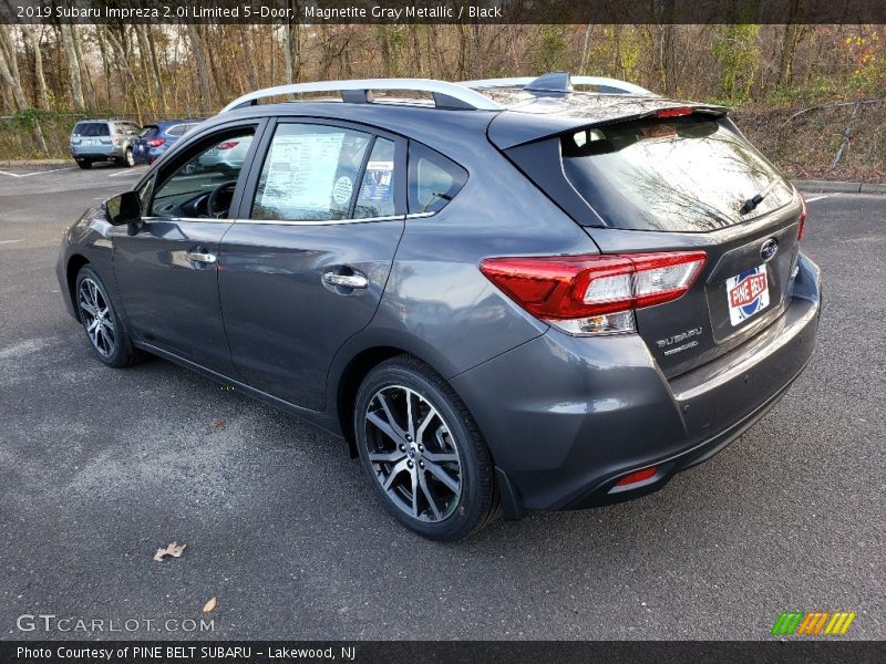 Magnetite Gray Metallic / Black 2019 Subaru Impreza 2.0i Limited 5-Door