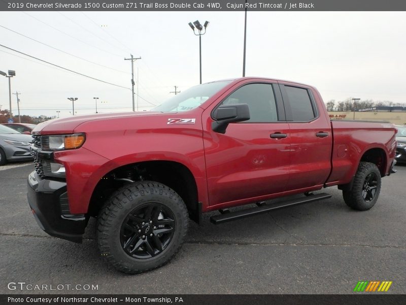 Cajun Red Tintcoat / Jet Black 2019 Chevrolet Silverado 1500 Custom Z71 Trail Boss Double Cab 4WD