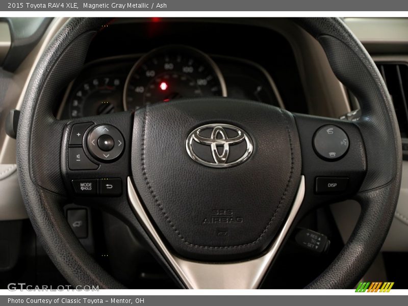 Magnetic Gray Metallic / Ash 2015 Toyota RAV4 XLE