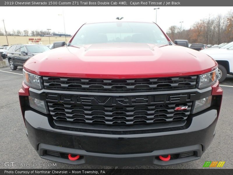 Cajun Red Tintcoat / Jet Black 2019 Chevrolet Silverado 1500 Custom Z71 Trail Boss Double Cab 4WD
