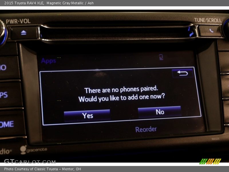 Magnetic Gray Metallic / Ash 2015 Toyota RAV4 XLE