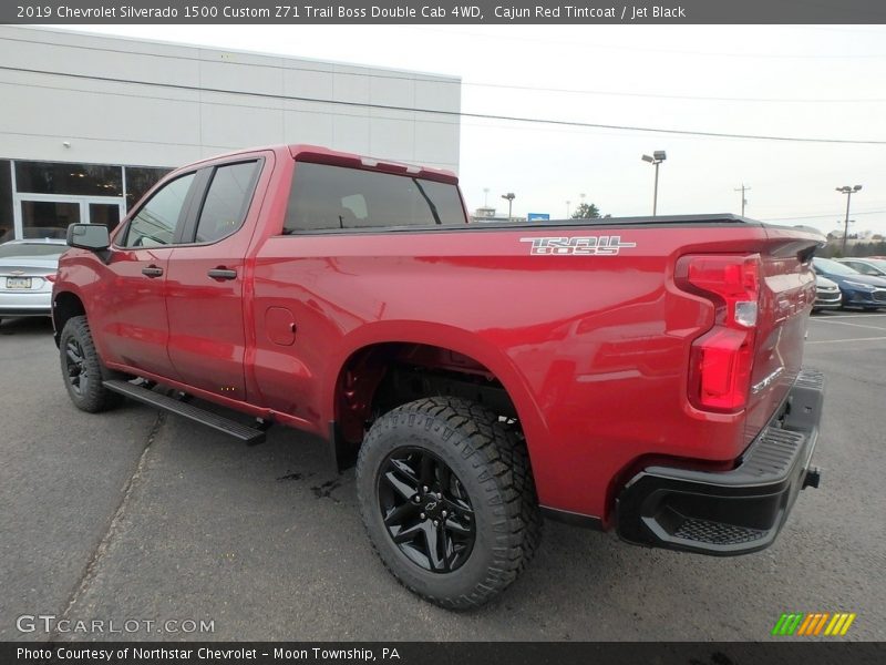 Cajun Red Tintcoat / Jet Black 2019 Chevrolet Silverado 1500 Custom Z71 Trail Boss Double Cab 4WD