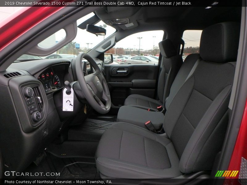  2019 Silverado 1500 Custom Z71 Trail Boss Double Cab 4WD Jet Black Interior