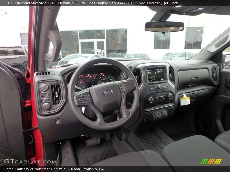 Front Seat of 2019 Silverado 1500 Custom Z71 Trail Boss Double Cab 4WD