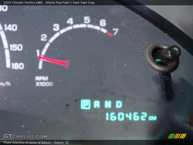Inferno Red Pearl / Dark Slate Gray 2004 Chrysler Pacifica AWD