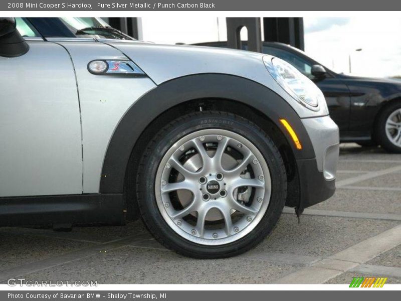 Pure Silver Metallic / Punch Carbon Black 2008 Mini Cooper S Hardtop