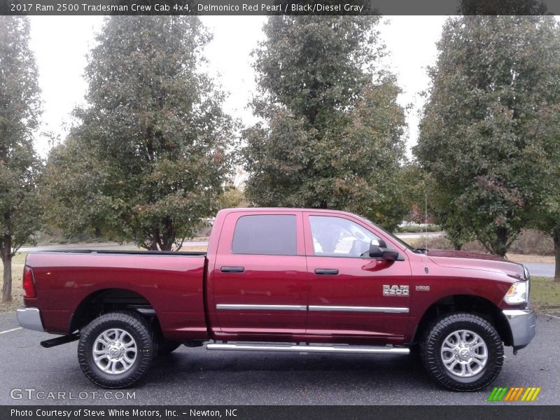 Delmonico Red Pearl / Black/Diesel Gray 2017 Ram 2500 Tradesman Crew Cab 4x4