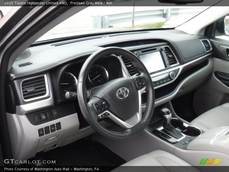 Predawn Gray Mica / Ash 2015 Toyota Highlander Limited AWD
