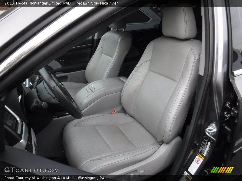 Predawn Gray Mica / Ash 2015 Toyota Highlander Limited AWD