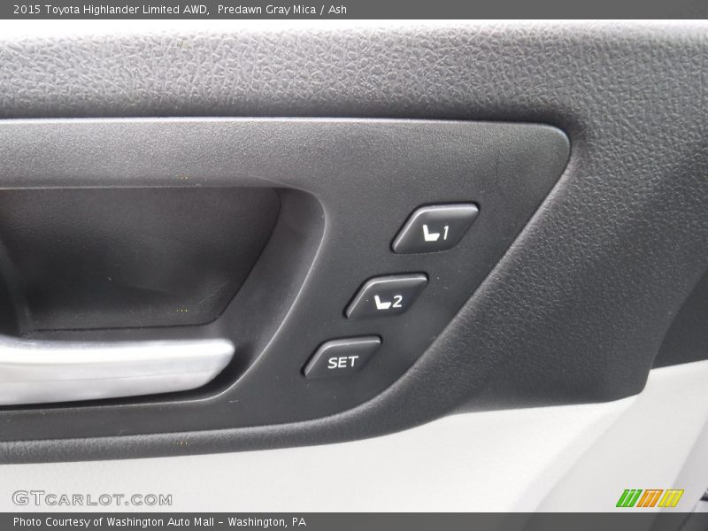 Predawn Gray Mica / Ash 2015 Toyota Highlander Limited AWD