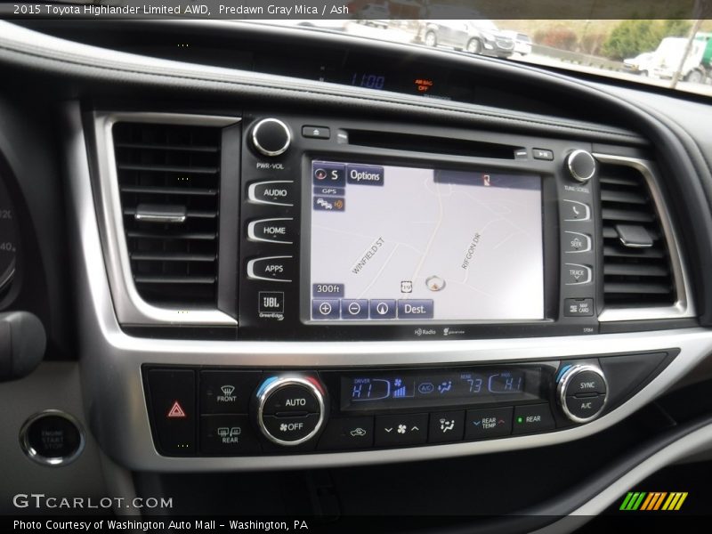 Predawn Gray Mica / Ash 2015 Toyota Highlander Limited AWD