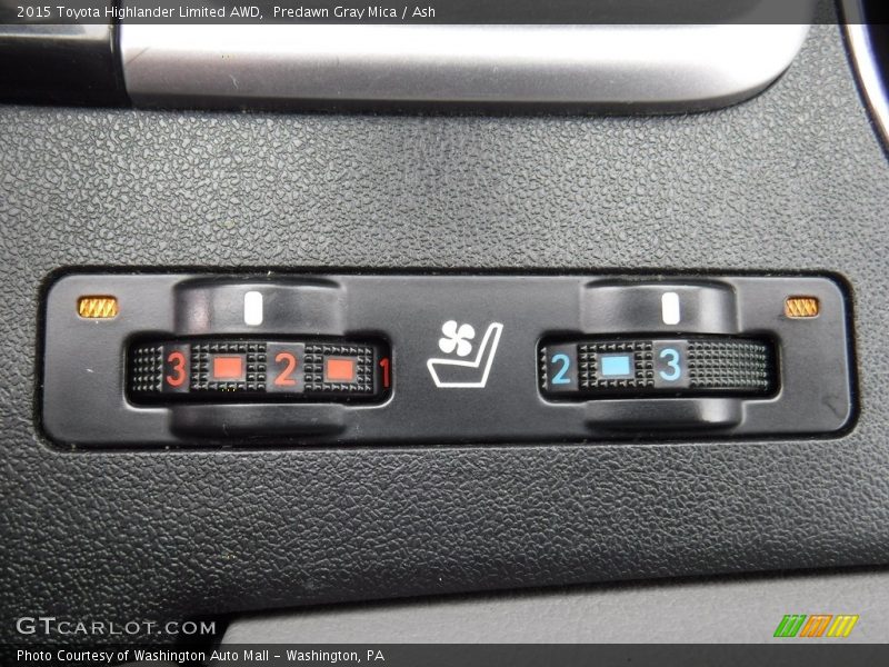 Predawn Gray Mica / Ash 2015 Toyota Highlander Limited AWD