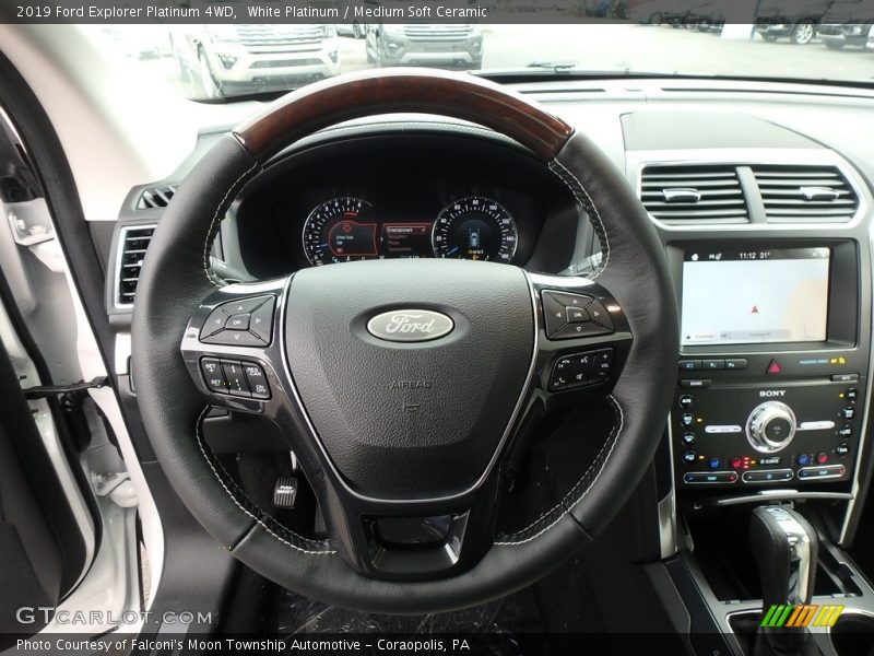  2019 Explorer Platinum 4WD Steering Wheel
