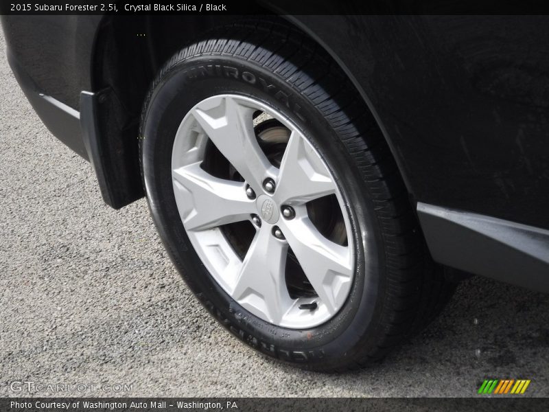 Crystal Black Silica / Black 2015 Subaru Forester 2.5i
