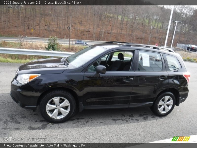 Crystal Black Silica / Black 2015 Subaru Forester 2.5i