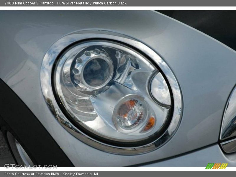 Pure Silver Metallic / Punch Carbon Black 2008 Mini Cooper S Hardtop