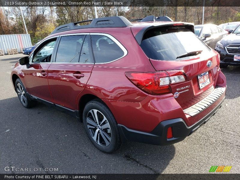 Crimson Red Pearl / Slate Black 2019 Subaru Outback 2.5i Limited