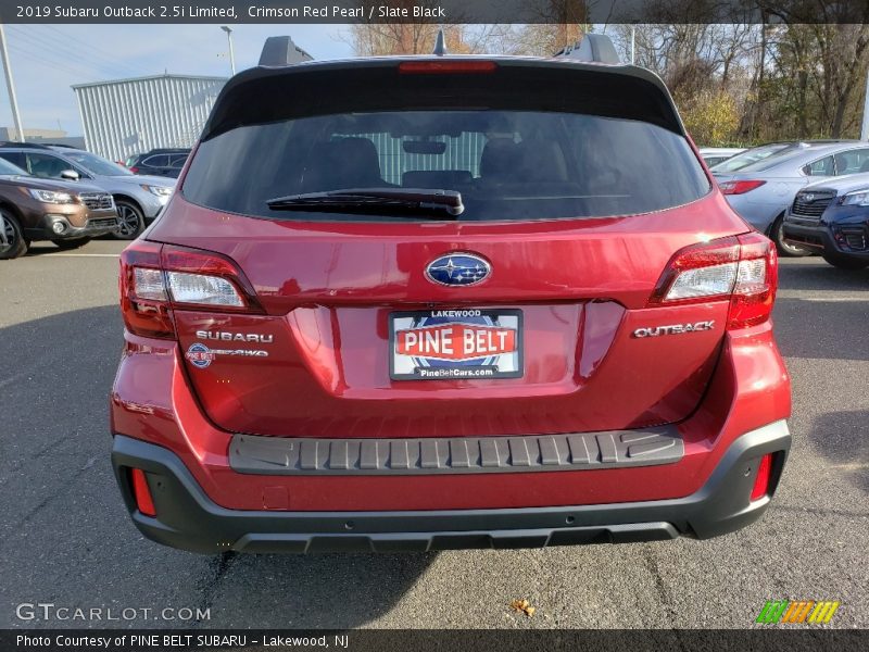 Crimson Red Pearl / Slate Black 2019 Subaru Outback 2.5i Limited