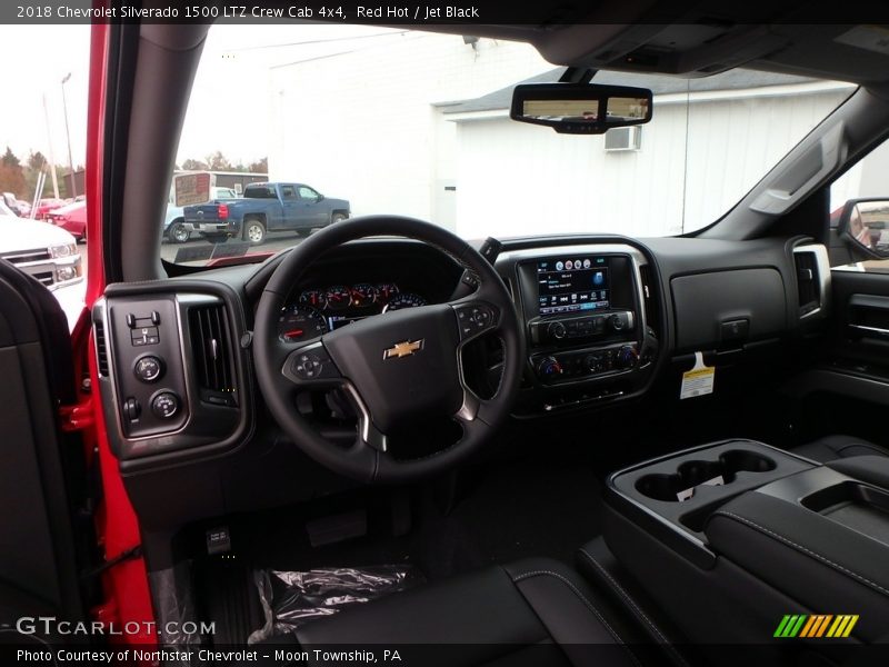 Red Hot / Jet Black 2018 Chevrolet Silverado 1500 LTZ Crew Cab 4x4