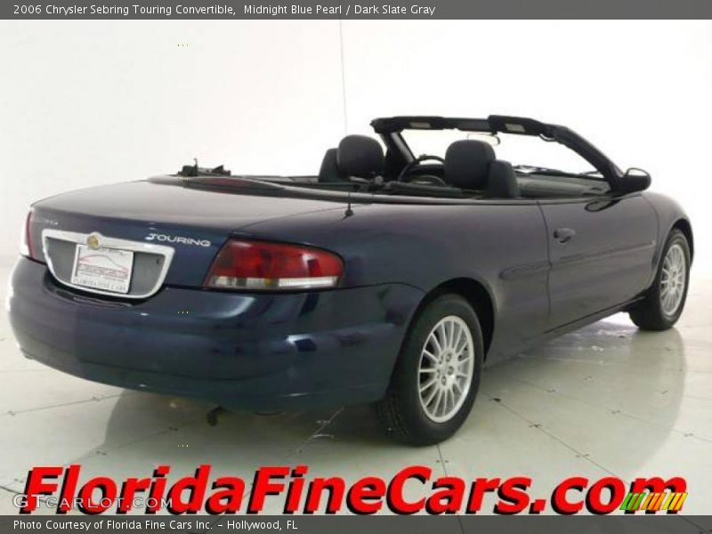 Midnight Blue Pearl / Dark Slate Gray 2006 Chrysler Sebring Touring Convertible