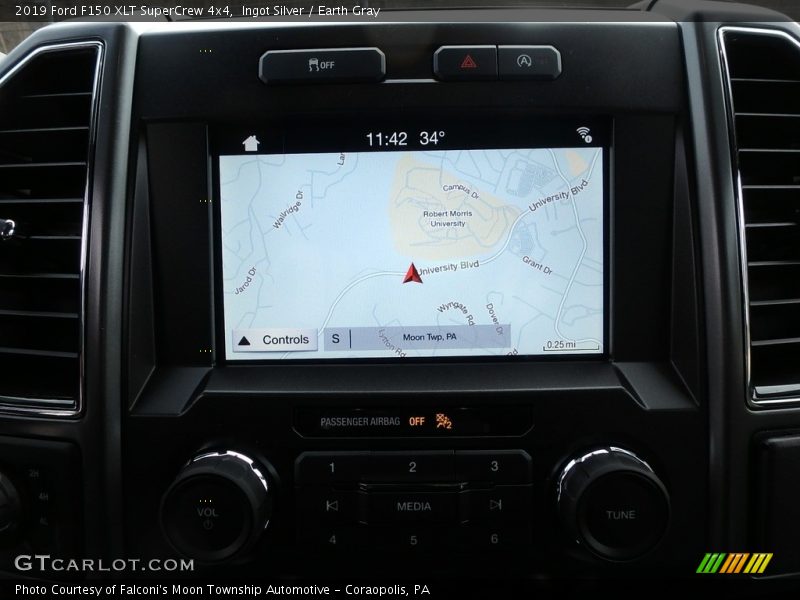Navigation of 2019 F150 XLT SuperCrew 4x4