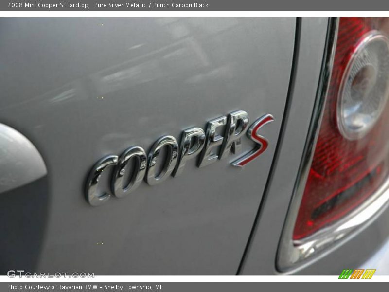Pure Silver Metallic / Punch Carbon Black 2008 Mini Cooper S Hardtop