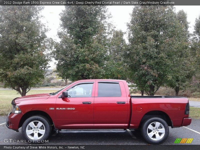 Deep Cherry Red Crystal Pearl / Dark Slate Gray/Medium Graystone 2012 Dodge Ram 1500 Express Crew Cab 4x4