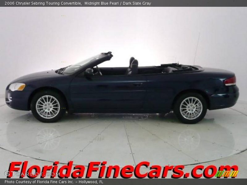 Midnight Blue Pearl / Dark Slate Gray 2006 Chrysler Sebring Touring Convertible