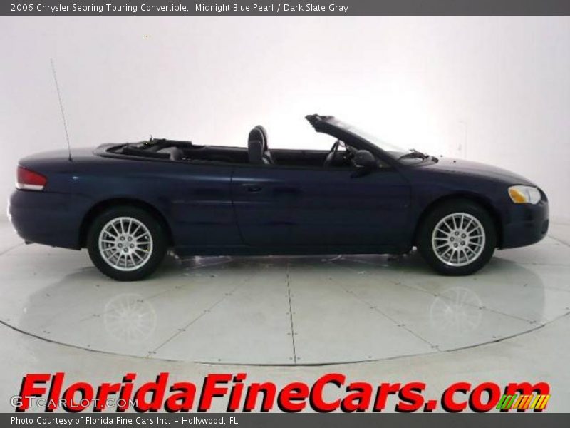 Midnight Blue Pearl / Dark Slate Gray 2006 Chrysler Sebring Touring Convertible