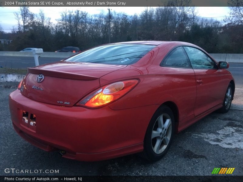 Absolutely Red / Dark Stone Gray 2004 Toyota Solara SE V6 Coupe