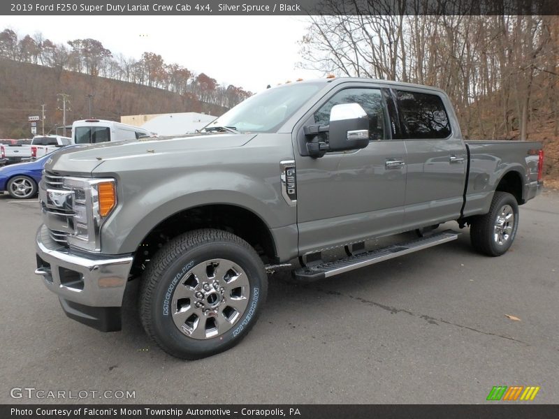  2019 F250 Super Duty Lariat Crew Cab 4x4 Silver Spruce