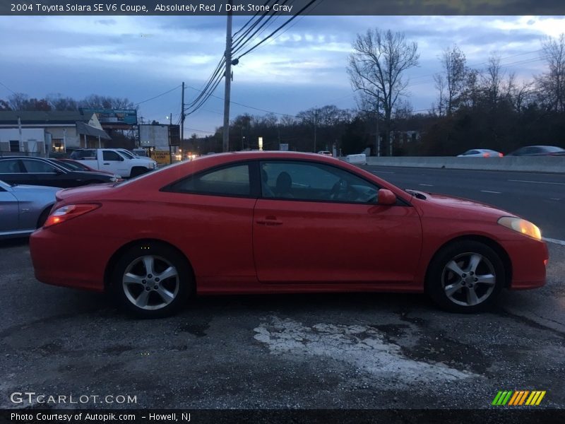 Absolutely Red / Dark Stone Gray 2004 Toyota Solara SE V6 Coupe