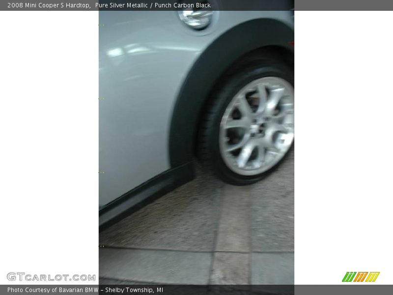 Pure Silver Metallic / Punch Carbon Black 2008 Mini Cooper S Hardtop